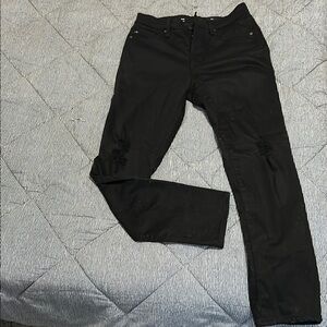 Black Denim Pants